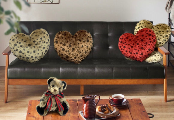 ハートのクッション